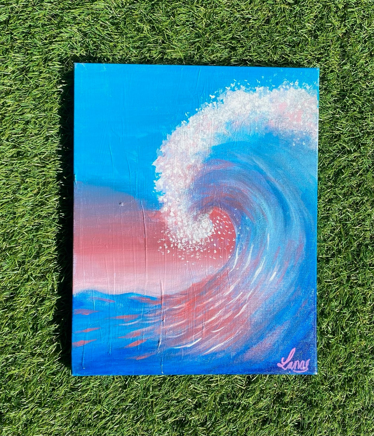 Sunset Rays Implemented on Waves